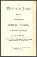 Die Wanderheuschrecke. A vándorsáska - kivonat mezőgazdászoknak Oedenburg, 1859. Romwalter 8p.