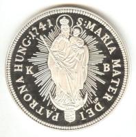Magyar tallérok utánveretben "Mária Terézia Tallérja 1741." Ag (0,999) 20g T:PP csak 2000d...