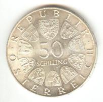 Ausztria 1972. 50Sch Ag "350 éves a Salzburgi Egyetem" T:1- Austria 1972. 50 Schilling Ag "350th Anniversary - Salzburg University" C:AU