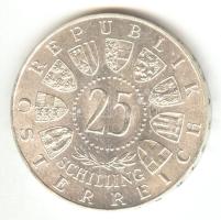 Ausztria 1963. 25Sch Ag "Szavolyai Jenő herceg" T:2 Austria 1963. 25 Schilling Ag "300th Anniversary-Birth of Prince Eugen" C:XF