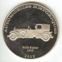 Kongó 2002. 10Fr "Rolls Royce 1906" T:PP
Congo 2002. 10 Francs CuNi "Rolls Royce 1906...