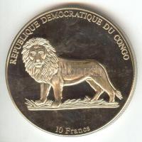 Kongó 2002. 10Fr "Auburn Speedster 8-120 - 1929" T:PP
Congo 2002. 10 Francs CuNi "Aub...