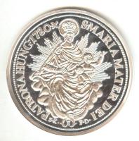 DN. Történelmi féltallérok utánveretben "Mária Terézia féltallérja 1780." Ag (10,37g/0.999...