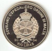 Máltai Lovagrend 2004. 100L "Svédország az EU-ban" T:PP 
Sovereign Order of Malta 2004. 10...