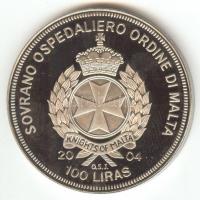 Máltai Lovagrend 2004. 100L "Olaszország az EU-ban" T:PP 
Sovereign Order of Malta 2004. 1...