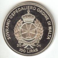 Máltai Lovagrend 2004. 100L "Ciprus az EU-ban" T:PP 
Sovereign Order of Malta 2004. 100 Li...
