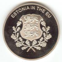 Máltai Lovagrend 2004. 100L "Észtország az EU-ban" T:PP  Sovereign Order of Malta 2004. 100 Liras "Estonia in the EU" C:PP