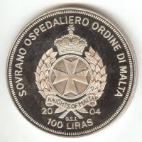 Máltai Lovagrend 2004. 100L "Románia az EU-ban" T:PP 
Sovereign Order of Malta 2004. 100 L...