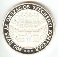 2002. 3000Ft Ag "Széchenyi Könyvtár" sorszámozott tanúsítvánnyal T:PP Csak 3000db!