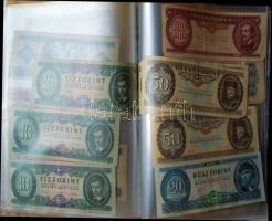 Vegyes magyar és külföldi hobbi gyűjtemény több mint 50db bankjeggyel, közte pár jobb darabbal T:veg...