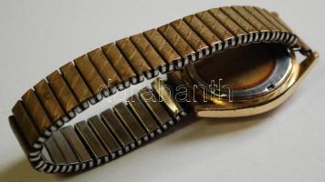 Cca 1960 naptáras Doxa Incabloc karóra fém szíjjal, működik / Doxa watch