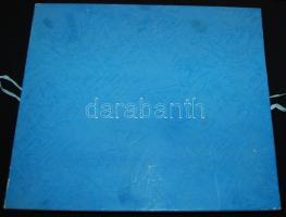 Kézzel festett 6 személyes Zsolnay süteményes készlet 6 tányér + tál eredeti dobozában / Set of beau...