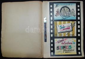 Slasánsky E jelzéssel: Mappában rajzfilm tervek, reklám rajzok, vegyes technika, jelzés nélküliek, ö...