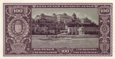 1945. 100P (4x) egymás utáni sorszámmal T:I-(sarokhajlás)