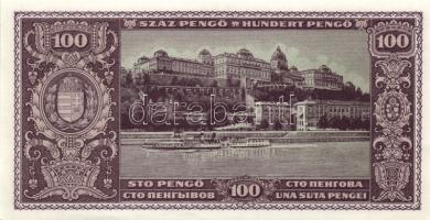 1945. 100P (5x) egymás utáni sorszámmal T:I-(sarokhajlás)