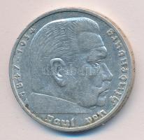 Német 3. Birodalom 1936A 5M Ag "Hindenburg" T:2/2-
German Third Reich 1936A 5 Marks Ag &qu...