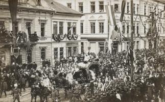 1906 Kassa Rákóczi hamvainak újratemetése, Gróf Bercsényi Miklós gyászkocsija / Rákóczi funeral march photo