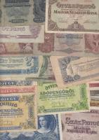 1930-1946. Pengő gyűjtemény 35db kizárólag klf bankjeggyel T:vegyes