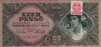 1945. 1000P (5x) egymásutáni sorszámmal! T:I- (sarokhajlás)
