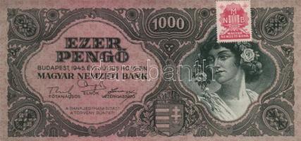 1945. 1000P (5x) egymásutáni sorszámmal! T:I- (sarokhajlás)