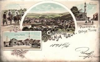 1898 Dolnja Tuzla / Donja Tuzla litho (EB)