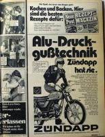 1977 márc.-ápr. A német nyelvű Bravo magazin számai egybekötve, egészvászon kötésben / 
Issues of th...