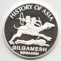 Cook-szigetek 2006. 1$ Ag(0.999)/20g "Ázsia történelme-Gilgames" T:PP Tanúsítvánnyal! Cook Islands 2006. 1 Dollar Ag "History of Asia-Gilgames" C:PP with certificate