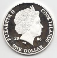 Cook-szigetek 2006. 1$ Ag(0.999)/20g "Ázsia történelme-Gilgames" T:PP Tanúsítvánnyal!
Cook...