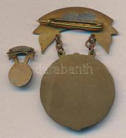 19680. "Az Építőipar Kiváló Dolgozója" Br kitüntetés miniatűrrel dísztokban T:1