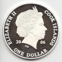Cook-szigetek 2006. 1$ Ag(0.999)/20g "Ázsia történelme-Kamikaze" T:PP Tanúsítvánnyal!
Cook...