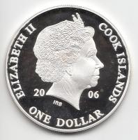 Cook-szigetek 2006. 1$ Ag(0.999)/20g "Ázsia történelme-Kőrösi Csoma Sándor" T:PP Tanúsítvá...