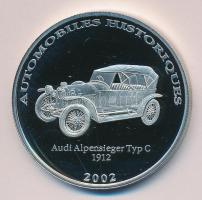 Kongó 2002. 10Fr "Audi Alpensieger Typ C 1912" T:PP
Congo 2002. 10 Francs CuNi "Audi ...