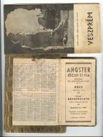 Érdekes nyomttavány tétel az 1930-as évekből: Utazási prospektusok: Veszprém, Pécs (német nyelvű) + ...