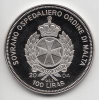 Máltai Lovagrend 2004. 100L "Franciaország az EU-ban" T:PP 
Sovereign Order of Malta 2004....