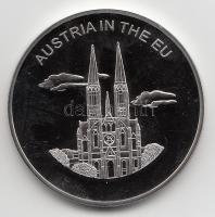 Máltai Lovagrend 2004. 100L "Ausztria az EU-ban" T:PP  Sovereign Order of Malta 2004. 100 Liras "Austria in the EU" C:PP