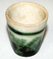 Gorka pálinkás készlet, kerámia, jelzett, hibátlan, h:33 cm, m:5 cm, sz:6 cm