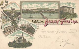 1896 Balatonfüred litho