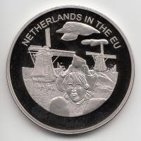 Máltai Lovagrend 2004. 100L "Hollandia az EU-ban" T:PP Sovereign Order of Malta 2004. 100 Liras "Netherlands in the EU" C:PP