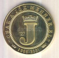 2008. "Zámbó Jimmy a "KIRÁLY" 50. Születésnapjára" aranyozott emlékérem adományo...