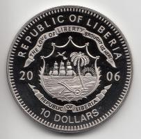 Libéria 2006. 10$ "Szabadság pillanatai-Martin Luther King 1963." multicolor T:PP tanúsítv...