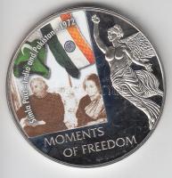 Libéria 2006. 10$ "Szabadság pillanatai - Simla paktum - India és Pakisztán 1972." multicolor T:PP Liberia 2006. 10 Dollars "Moments of Freedom-Simla Pact - India and Pakistan 1972." multicolor C:PP