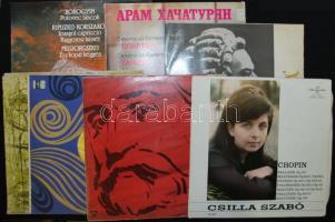 44db magyar és külföldi komolyzenei hanglemez / 
Vinyls with classical music