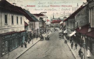 Kolozsvár Wesselényi Miklós tér, Shop of Kovács József, Shop of Buzetzko Domonkos, Hotel Pannonia (wet damage)