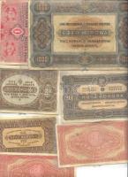 1916-1923. 1K - 1000K 7db különféle bankjegy T:II,III,III-