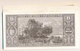 1946. 1.000.000BP (15x) hajtatlan T:I,I- (sarokhajlás, nyomdai folt)