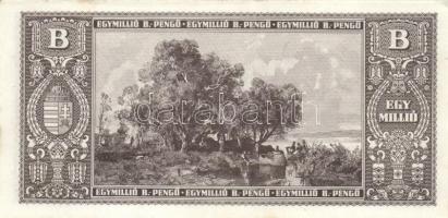 1946. 1.000.000BP (15x) hajtatlan T:I,I- (sarokhajlás, nyomdai folt)