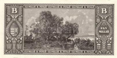 1946. 1.000.000BP (15x) hajtatlan T:I,I- (sarokhajlás, nyomdai folt)