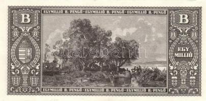 1946. 1.000.000BP (15x) hajtatlan T:I,I- (sarokhajlás, nyomdai folt)