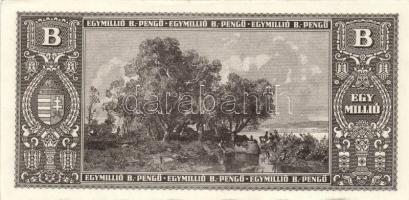 1946. 1.000.000BP (15x) hajtatlan T:I,I- (sarokhajlás, nyomdai folt)