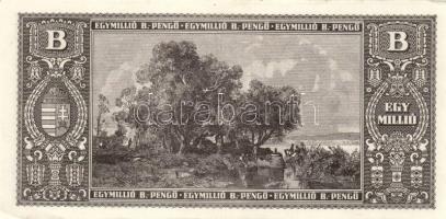 1946. 1.000.000BP (15x) hajtatlan T:I,I- (sarokhajlás, nyomdai folt)